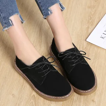 shoes women leather Sneakers Oxford Shoes Leather Suede Lace Up Boat Shoe Round Toe casual shoes women flats Shoe#NFA shoes women leather Sneakers Oxford Shoes Leather Suede Lace Up Boat Shoe Round Toe casual shoes women flats Shoe#NFA