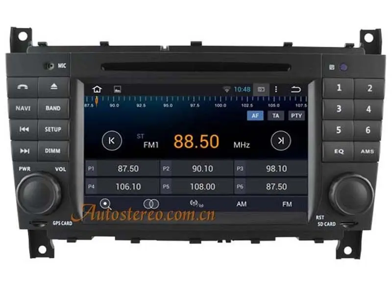 Android 5,1 4 ядра 7 дюймов Автомобильный gps автомобильный dvd плеер с навигацией видео стерео проигрыватель для MERCEDES-BENZ C CLASS W203 CLK W203 G class