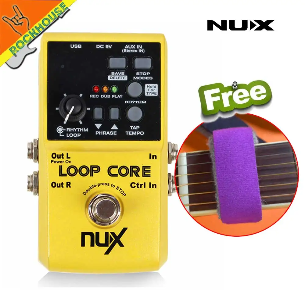 NUX Loop Core Multi Modulation Effects Such As Elay Echo Reveberation Chorus Flanger Phase And So