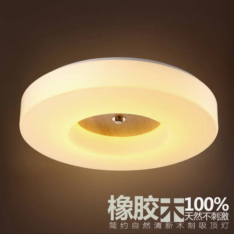 

Japanese style dimming led ceiling light circle wood balcony brief tatami lamps and remote control LED lamp