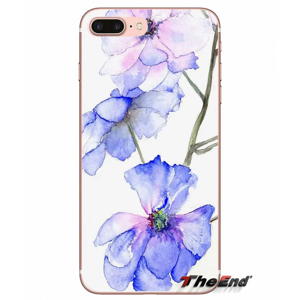 Силиконовый чехол для iPhone X 4 4S 5 5S 5C SE 6 6S 7 8 Plus Samsung Galaxy J1 J3 J5 J7 A3 A5 2016 2017 цветок