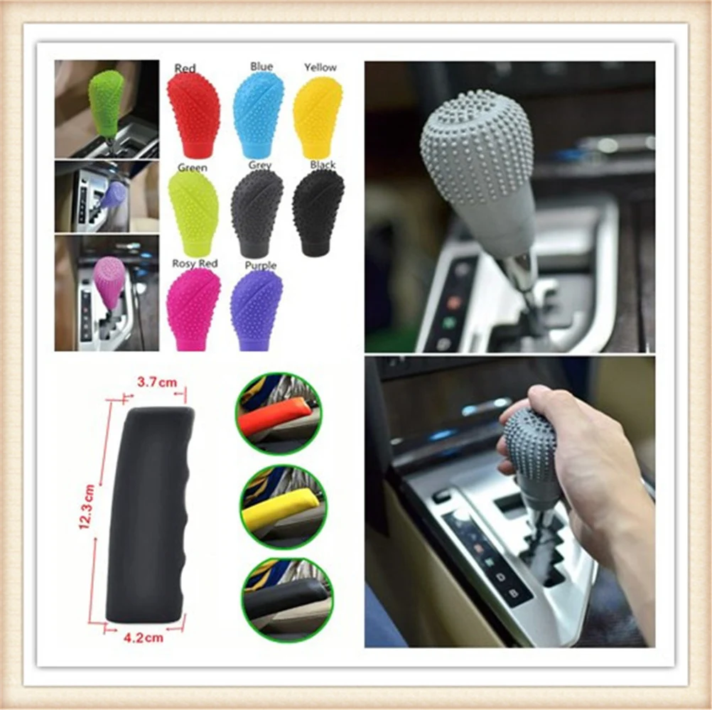 

Auto Oval Shaped Silicone Gear Shift Knob Nonslip Protector for Chevrolet Trailblazer Onix Tru Orlando Code Captiva Aveo Sail