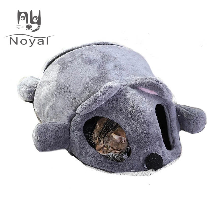 Dog Bed Kennels Cute Mouse Shape For Kitty Rabbit And Warming  Nest For Kitten Small Animals With Soft Material Nest