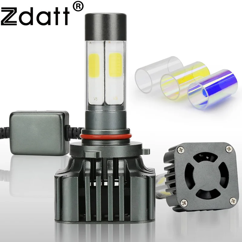 Zdatt HB4 9006 Led Bulb 12V Car Headlight Bulb 12000Lm Front Auto Headlamp 3000K 6000K 8000K