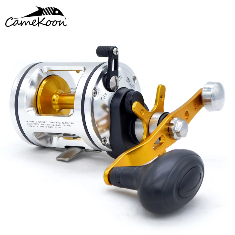 CAMEKOON Conventional Saltwater Fishing Reel 10KG Max Drag 5.51 Gear