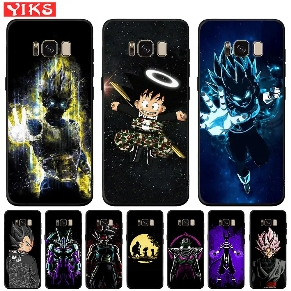 

Anime Dragon Ball Super Z Phone Case For Samsung Galaxy S8 S9 S10 Plus S10e Note 8 S7 Edge Saiya Printed Cover Fundas Etui Coque