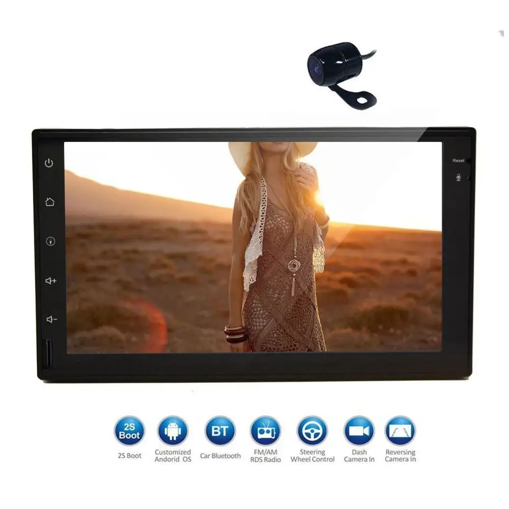 Double Din Touch Screen Head Unit Android6 0 GPS Navigation Car Stereo FM Auto font b