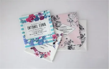 

Reusable Tea Towel Flower Patter Napkins Europe farmhouse style Table Napkin Kitchen Towel Baking Gourmet Background Cloth