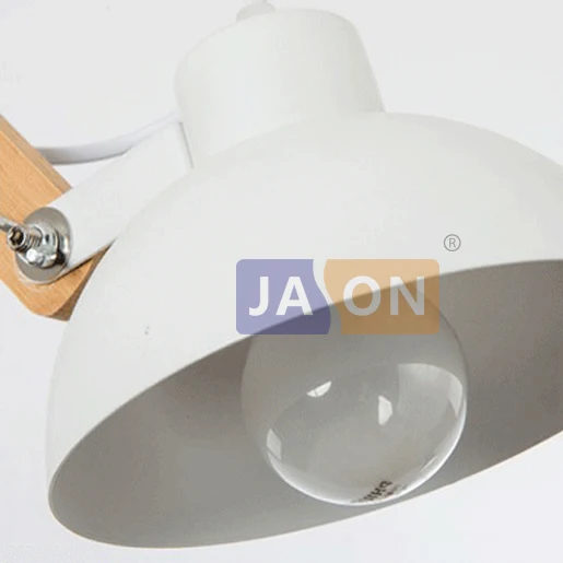 Led e27 железные в стиле постмодерн дерево черный белый люстра освещение Lamparas де Techo подвесной светильник Lampen для фойе спальни