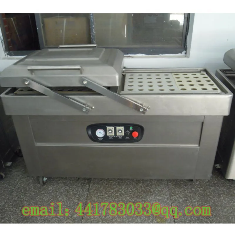 DZ 500 / 2S stainless steel double chamber vacuum packaging machine