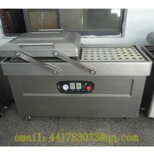 DZ-500 / 2S stainless steel double chamber vacuum packaging machine Food double chamber vacuum machine Meat vacuum machine