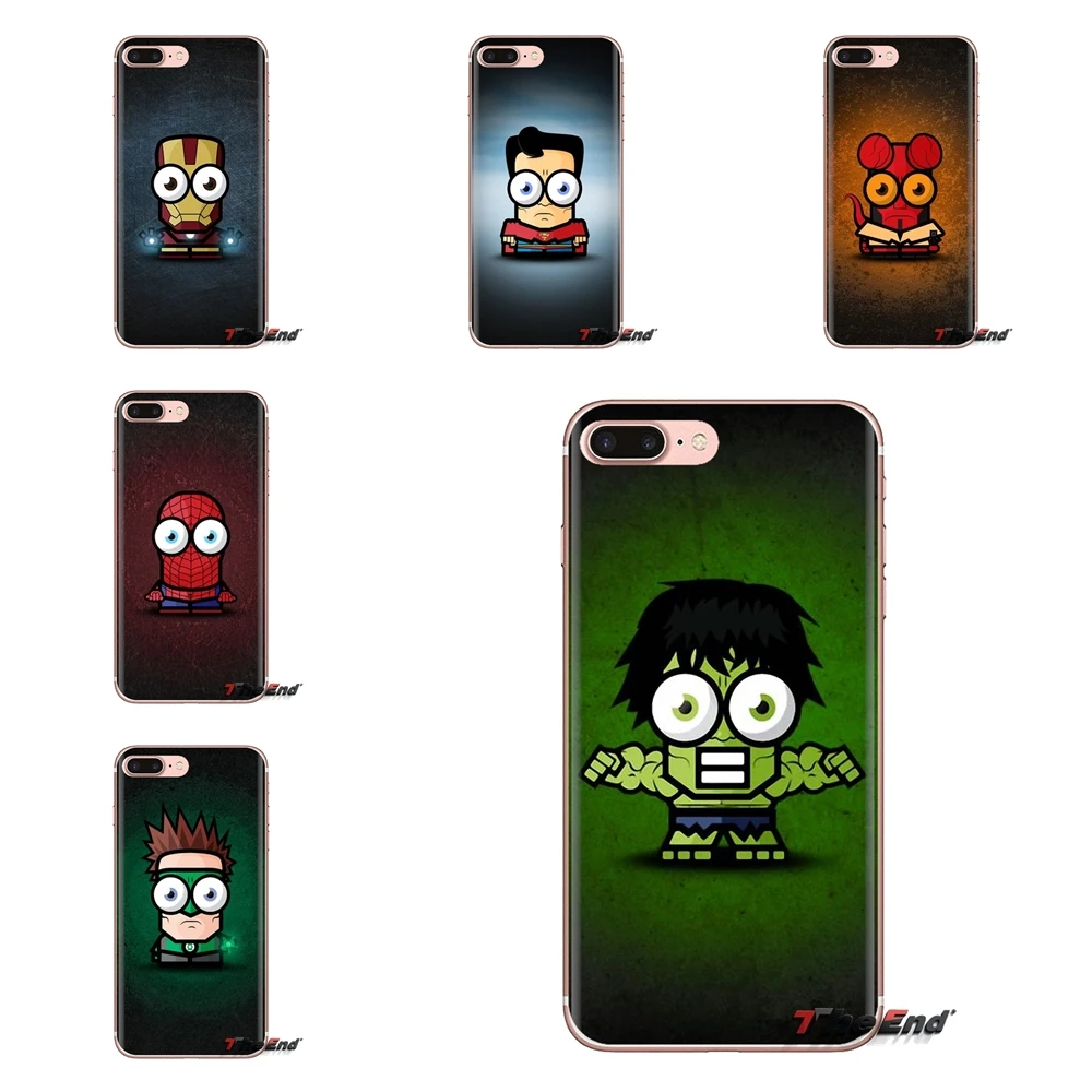 For Samsung Galaxy J1 J2 J3 J4 J5 J6 J7 J8 Plus 2018 Prime 2015 2016 2017 Transparent Soft Cases Covers Super hero comics |