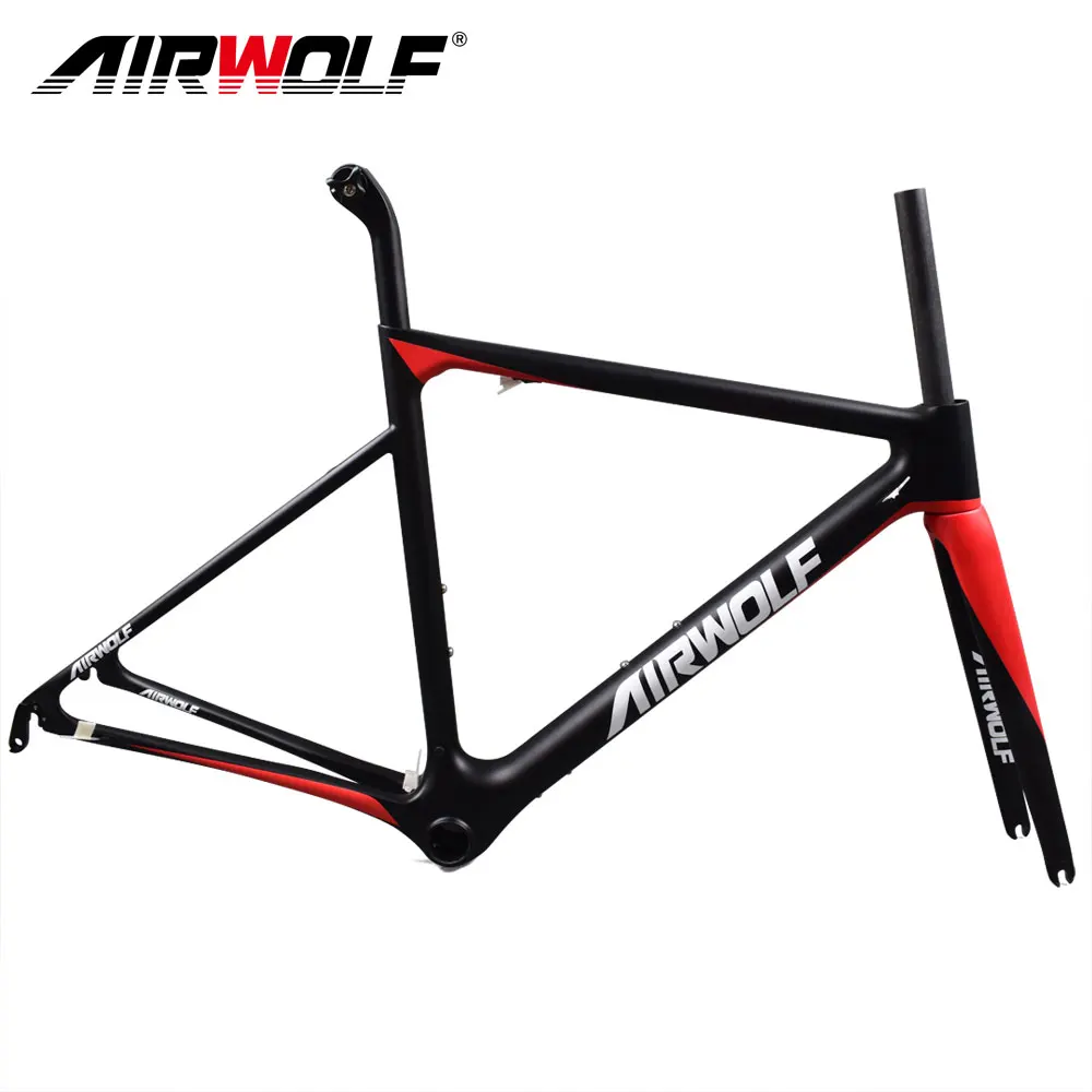 Airwolf Monocoque Сверхлегкий карбоновый дорожный каркас Toray T1100 только 843 г bicicleta