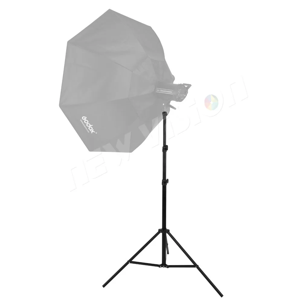 260cm Air Cushioned Heavy Duty Light Stand With Adaptor Also Support 1/4" and 3/8" Photo Equipment