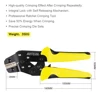 Meterk 4 Dans 1 multitool sertisseur de fil outils D'ingénierie Cliquet Terminal outil de sertissage Pinces Fin Bornes + Fil Décapant ► Photo 3/6