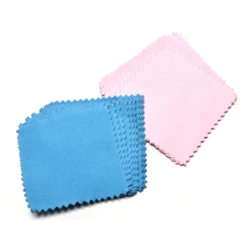 

10Pcs Useful Soft Wipe Silver Jewelry Polishing Cloth Silver Ornaments Cloth Cleaning Cloth Jewelry Tools