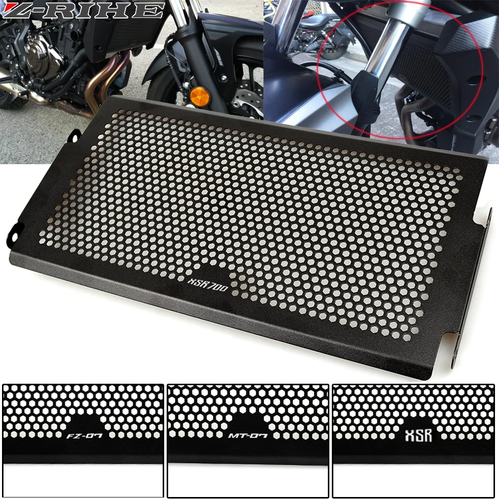 2019NEW CNC For Yamaha XSR700 2015 2016 2017 2018 Stainless Steel Protector Motorcycle radiator grille guard protector MT07 FZ07 |