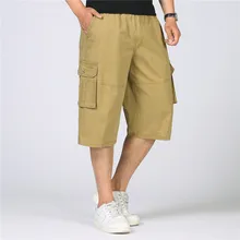 4XL военные карго летние мужские повседневные шорты с карманом короткие Pantalones Cortos мужские свободные брюки-карго брюки шорты