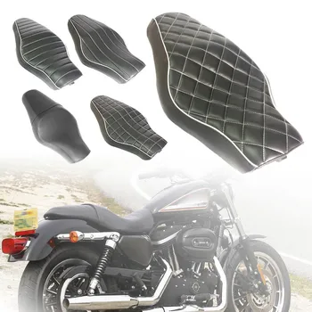 1pc Motorcycle Black Driver+Passenger Two Up Sofa Seat Tour Seat Bench Rear Cushion for Harley Sportster 883 48 Iron XL1200
1pc Motorcycle Black Driver+Passenger Two Up Sofa Seat Tour Seat Bench Rear Cushion for Harley Sportster 883 48 Iron XL1200
