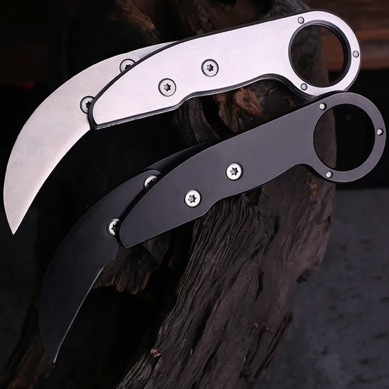 

Hunting Knife CS GO Tactical Claw Neck Knife Camp Hike Outdoor Self Defense Offensive Hunting Survival Tools Knife