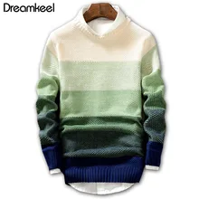 Модный Повседневный свитер, весенне-осенняя мужская одежда с круглым вырезом, облегающий вязаный мужской свитер и пуловер и свитеры для мужчин