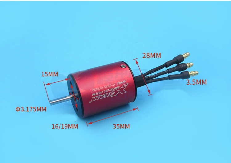 1 шт. Высокая мощность 2835 бесщеточный двигатель KV3500 7,4 V-14,8 V/2 S-4 S с водяным охлаждением в 3,17 мм вал для электрических RC реактивных лодок запчасти