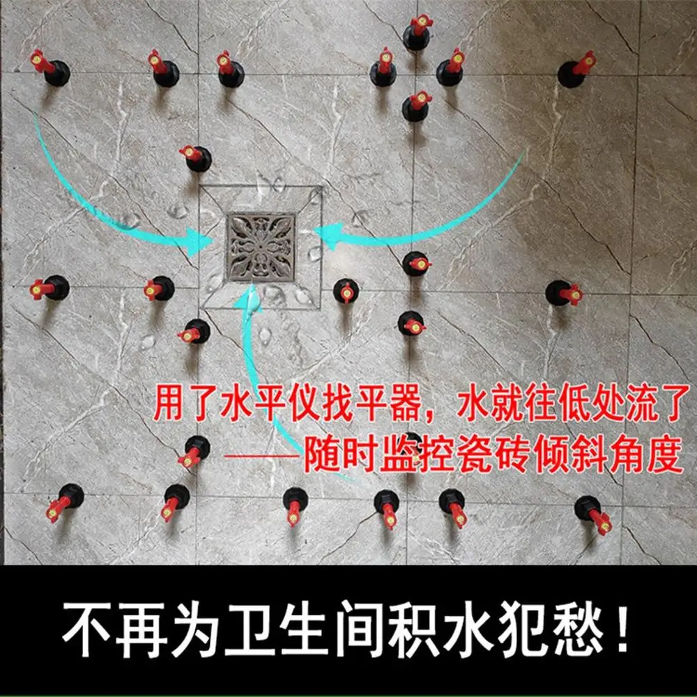 24Pcs Level Wedges Tile Spacers For Flooring Wall Tile Carrelage Leveling System Leveler Locator Spacers Plier 24Pcs Level Wedges Tile Spacers For Flooring Wall Tile Carrelage Leveling System Leveler Locator Spacers Plier