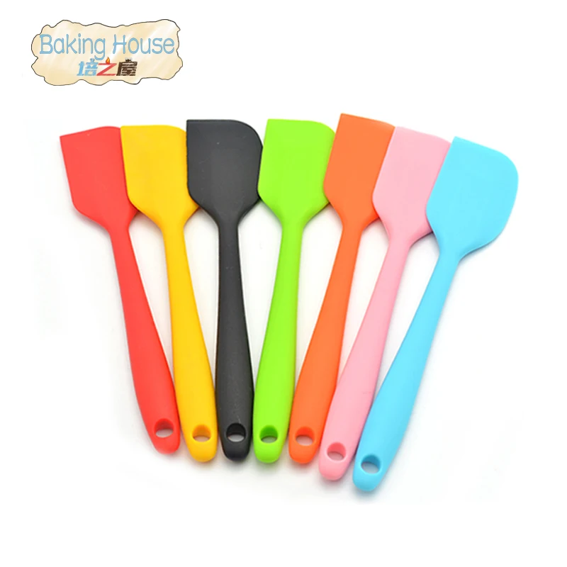  21cm Silicone Cream Spatula Baking Oil Brush Mixing Shovel Butter Knife Flour Scrapers Soap Tools