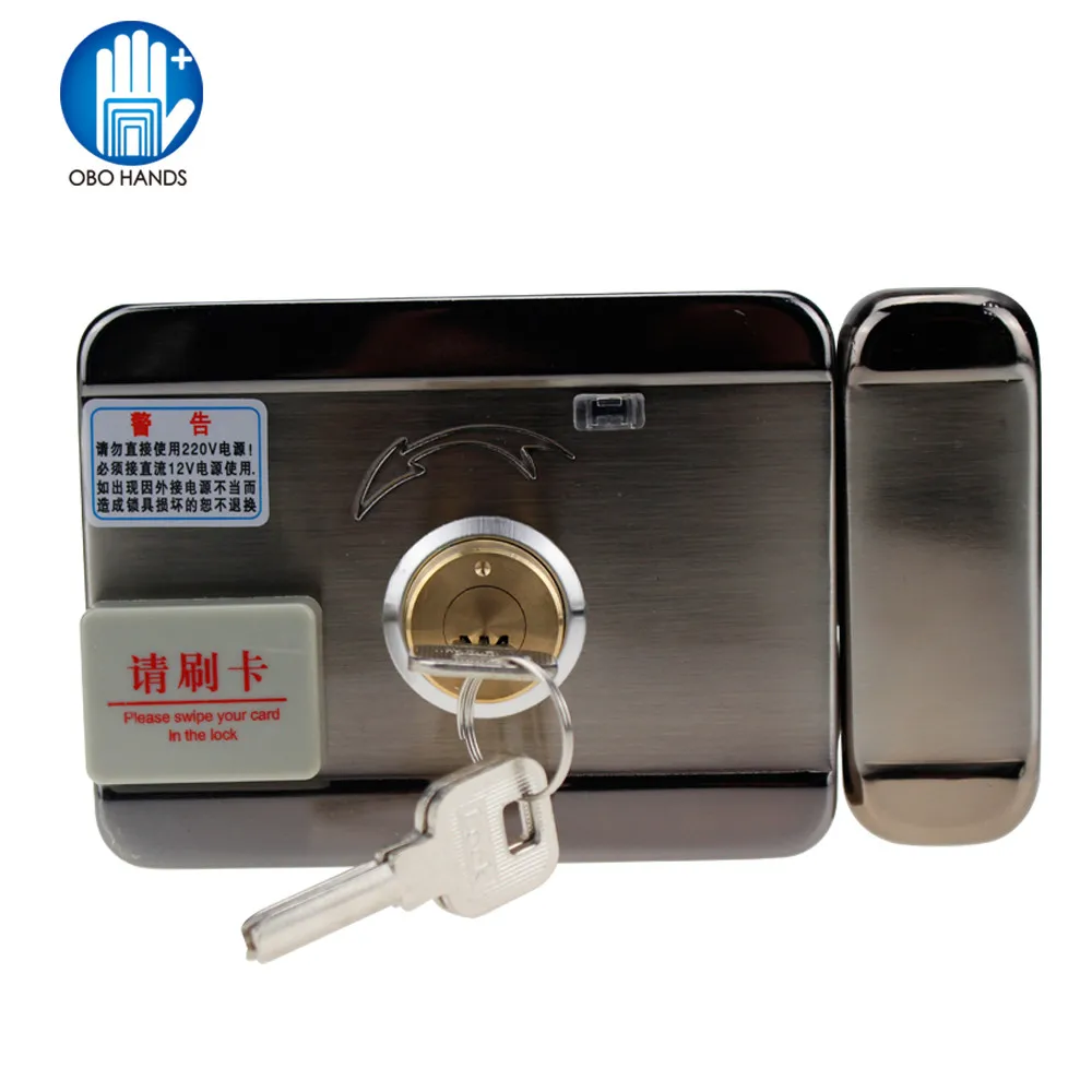 

RFID Lock DC12V-18V Metal Electric Control Lock Remote Card Door Lock Normally Closed for apartment access control accessories