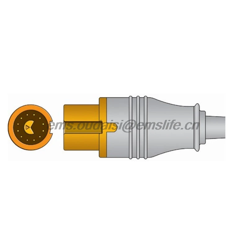 

Fukuda 12p IBP connector for patient monitor cable