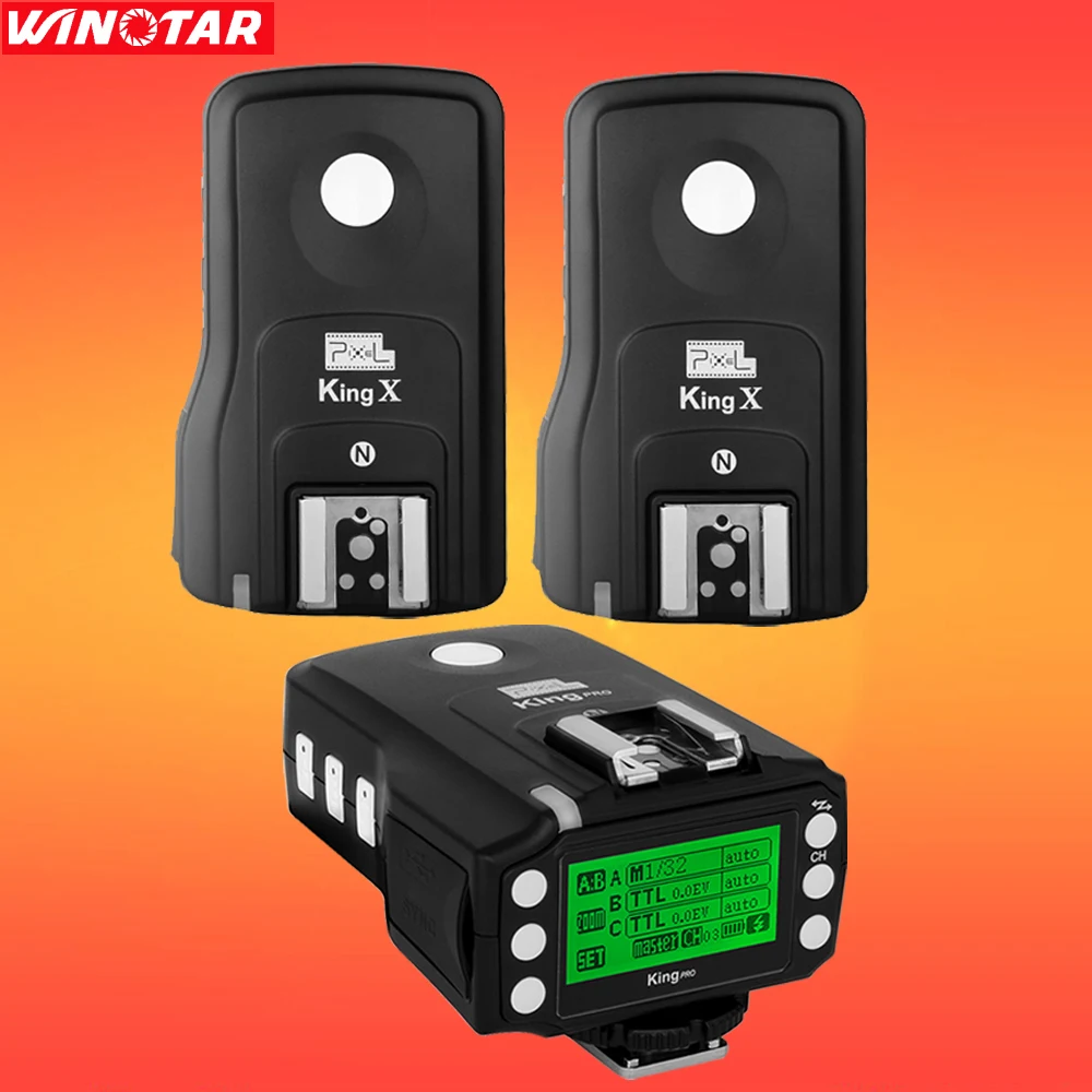 Pixel King Pro Wireless 1/8000s TTL Flash Trigger with 2 Receivers for Nikon D810 800 D7200 D7100 D5500 D750 D610 D700 D4 Camera Pixel King Pro Wireless 1/8000s TTL Flash Trigger with 2 Receivers for Nikon D810 800 D7200 D7100 D5500 D750 D610 D700 D4 Camera