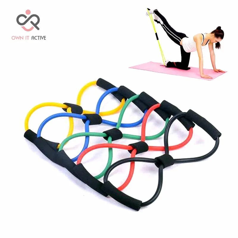 

Resistance Training Muscle Elastic Band Tube Weight Control Fitness Equipment For Yoga Multicolor Durable M002