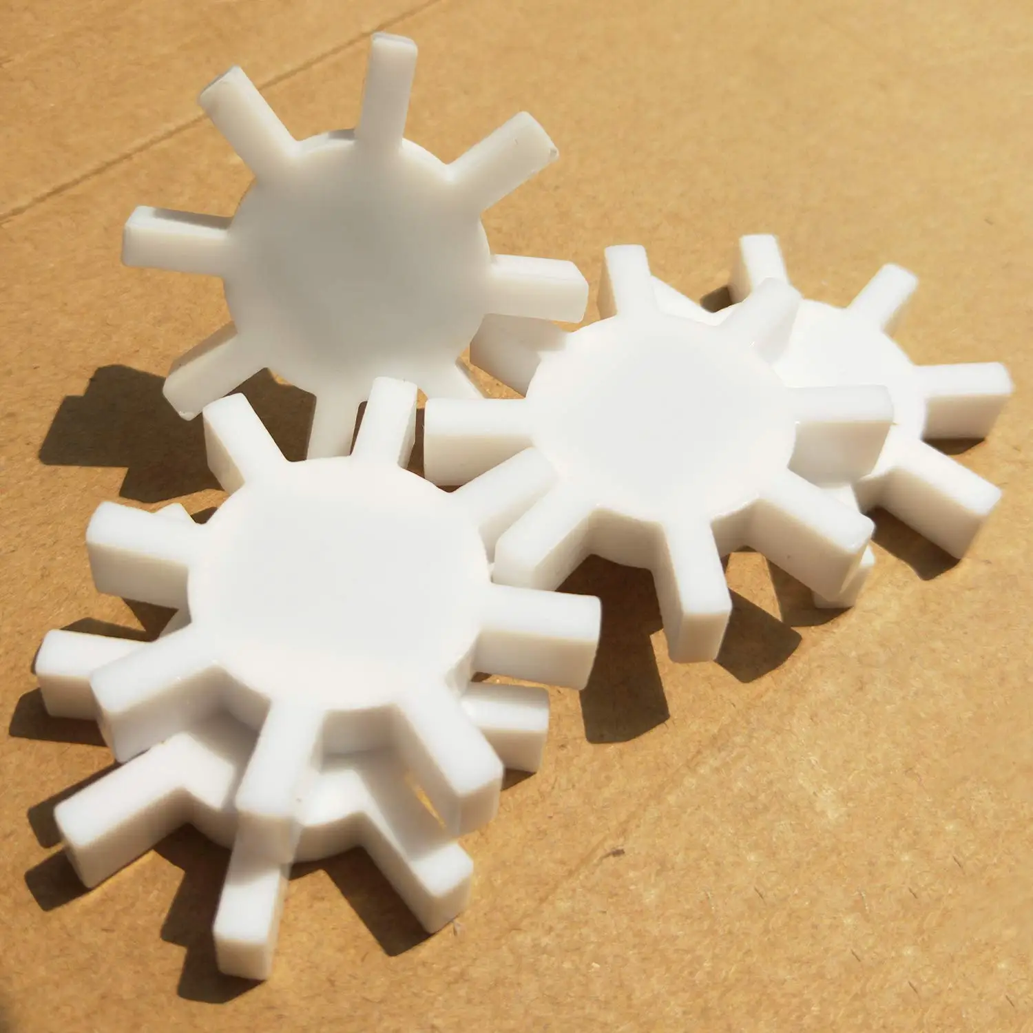 Магнитный мешалка восьмиугольная Magneton PTFE миксер (7X40 мм Форма Шестерни) 5