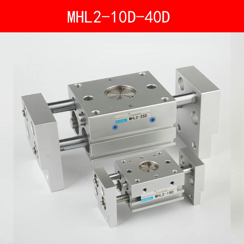 

MHL2 10D 16D 20D 25D 32D 40D Double Acting Pneumatic Gripper Wide Type Air Gripper Parallel Cylinder Al Clamps Bore 10-40mm