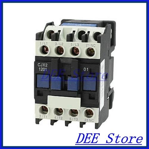CJX2 12 660V Ui 20 Amp 3 Poles 1NO 220V 50/60Hz Coil AC Contactor-in ...