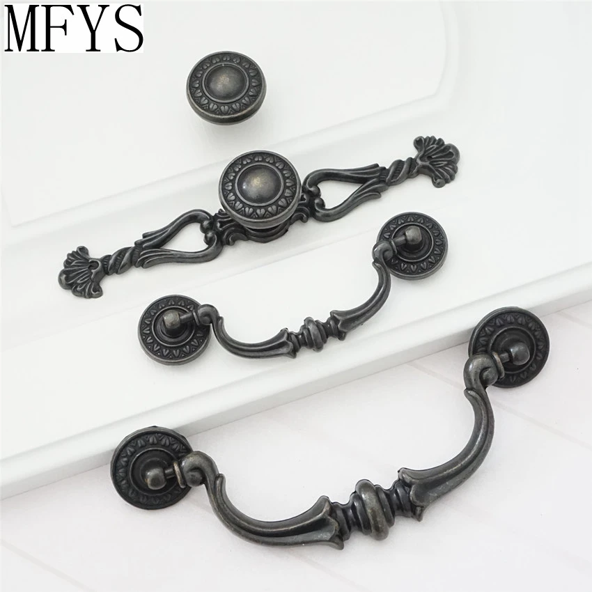 3 5 Vintage Style Dresser Drawer Pulls Handles Antique Bronze Rustic Kitchen Cabinet Handle Ornate Back Plate Camera Lightcabinet Wallpaper Aliexpress 3 5 Vintage Style Dresser