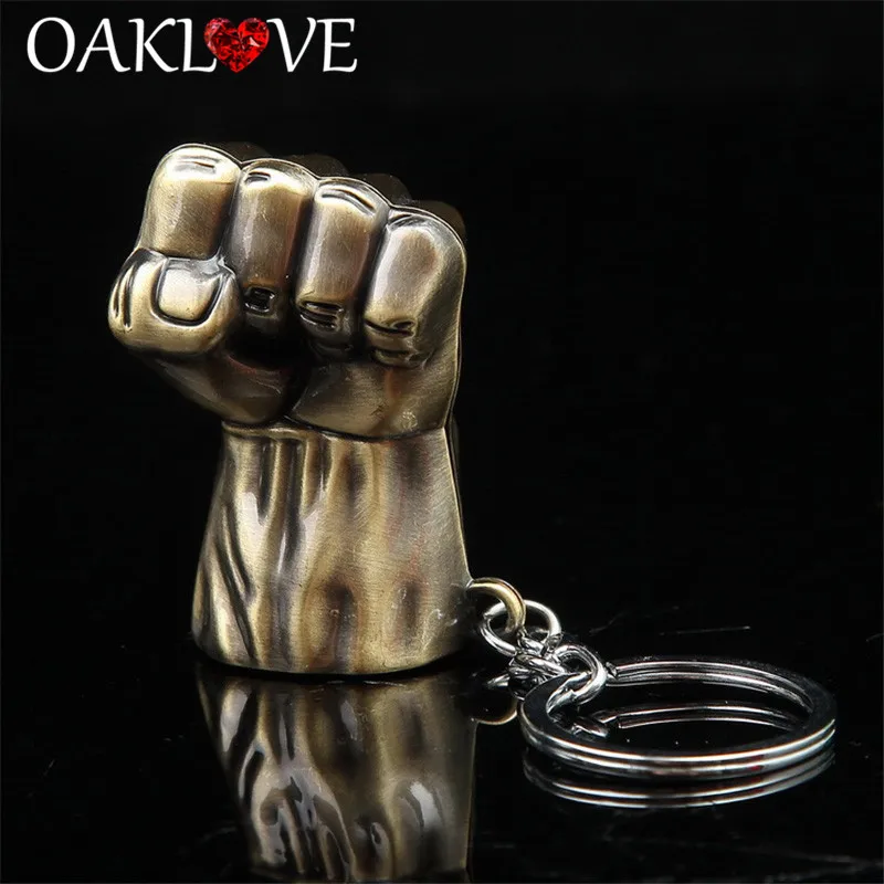 

Hulk Fist Keychain Zinc Metal Key Chain Toys Keyring Fashion Men Women Small Gifts Event Giveaways Jewelry Marvel The Avengers