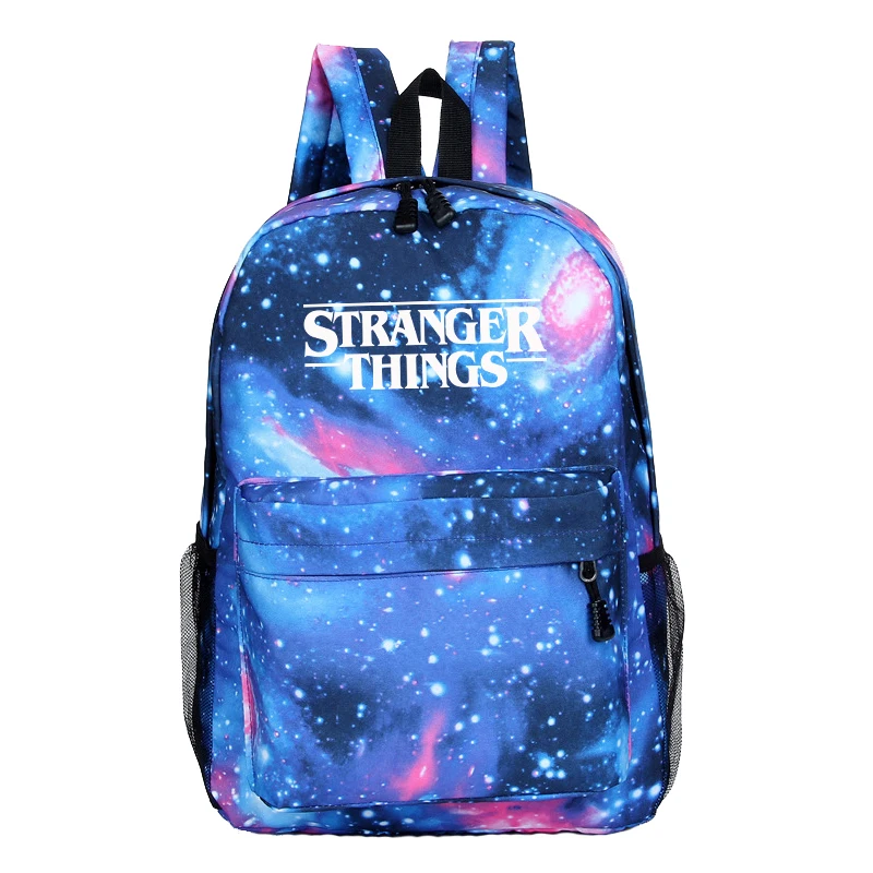 Новый красивый рюкзак с надписью Stranger Things Galaxy популярный рисунком для ноутбука