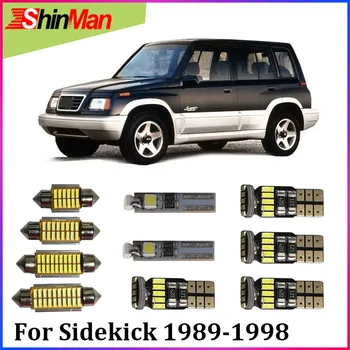 

ShinMan 10X Error Free Auto LED CAR Light Car LED Interior Car lighting For Suzuki Sidekick LED Interior Light kit 1989-1998