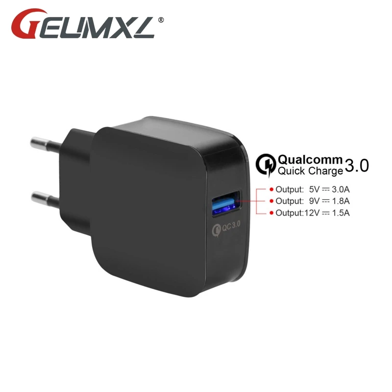 5V 3A дорожное настенное зарядное устройство Quick Charge 3 0 USB адаптер EU/штепсельная