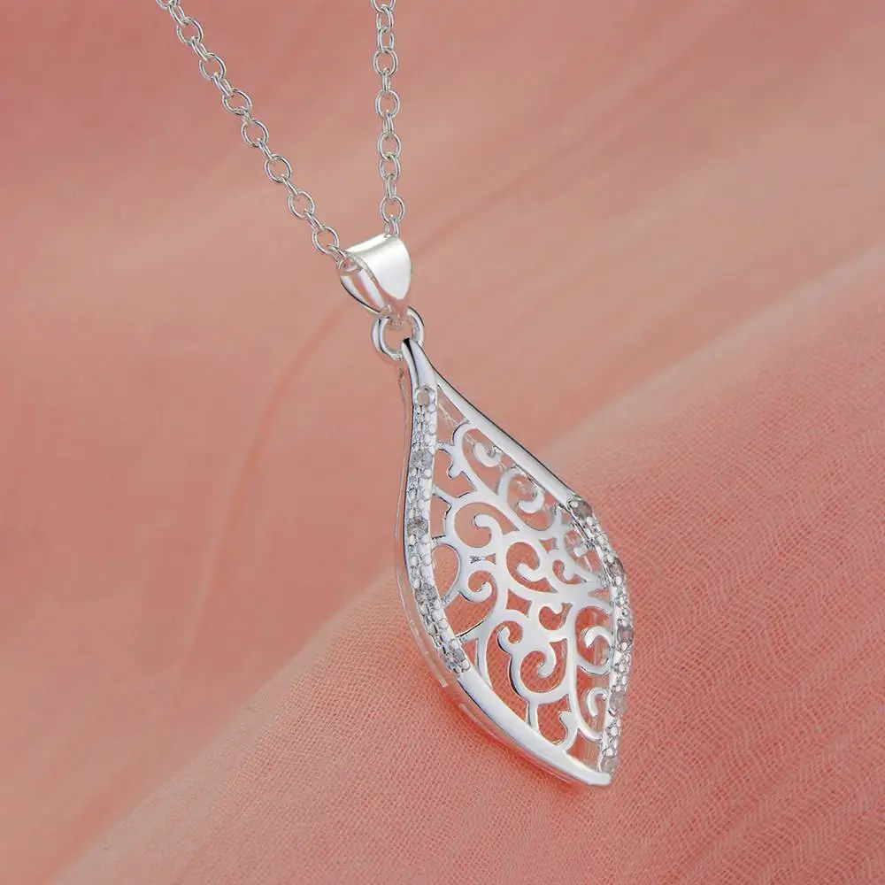 

silver plated Necklace New Sale silver necklaces & pendants /BTJIOWYL EDVHIANC