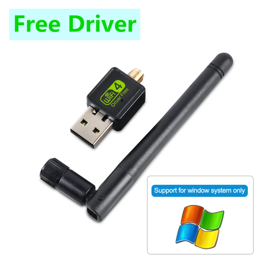 USB Wifi адаптер 150 Мбит/с Antena Wi-Fi USB адаптер MT7601 Wi-Fi Dongle Беспроводная сетевая карта Wi-Fi файл приемник Wifi LAN Ethernet - Цвет: Free Driver