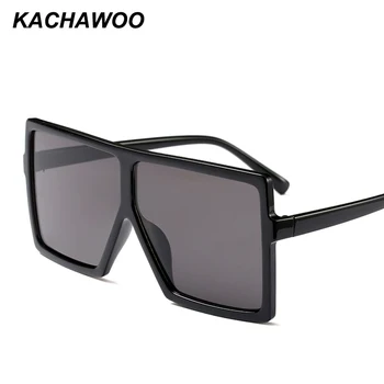 

Kachawoo wholesale 6pcs oversized square sunglasses female black big frame sun glasses 2018 women accessories summer cheap