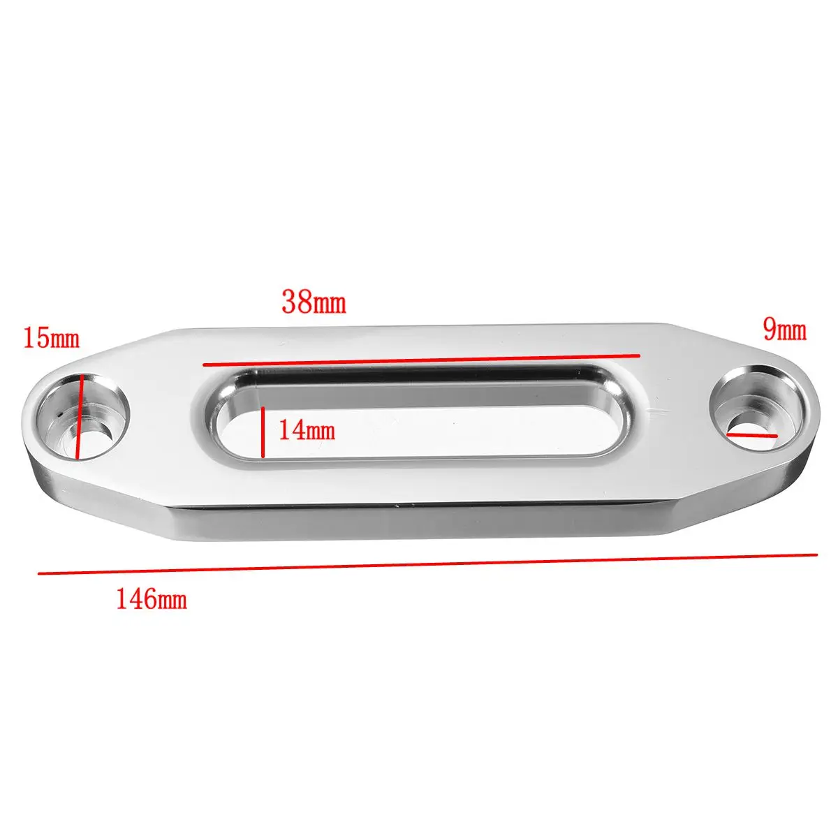 4000lbs الاصطناعية ونش حبل ل suv atv utv alumimum hawse fairlead اللون الأصلي