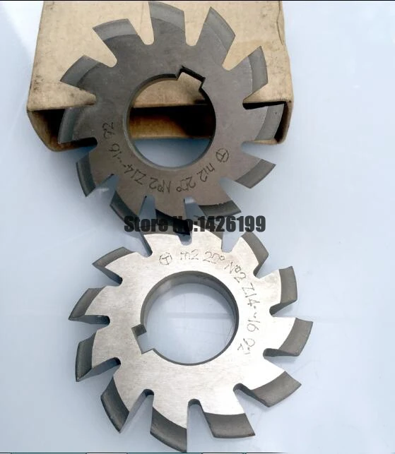 1PCS M0.5 M0.75 M1 M1.25 M1.5 M2 M2.5 M3 M4 M5-M10 Modulus PA20 degrees NO.1-NO.8 HSS Gear Milling cutter Gear cutting tools