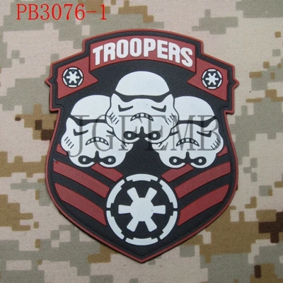 501st Легион трооперы 3D ПВХ патч - Цвет: PB3076 colour