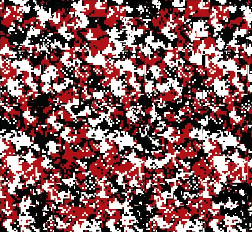 Red Digital Pixel Camouflage Vinyl Film Sheet Camo Wrap Decal Air ...