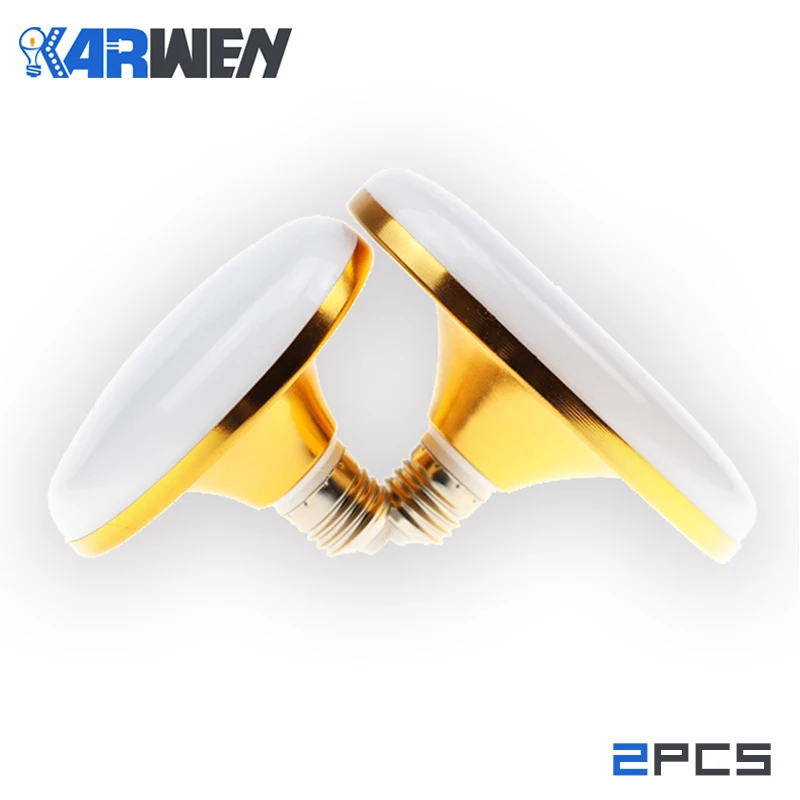 

KARWEN 4PCS LED Lamp UFO LED Bulb E2712W 18W 24W 36W Bright Bombillas AC 220V Energy Savinglamp Buib For Home Lighting SMD 5730