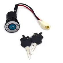 Переключатель для электровелосипеда, мотоцикла, Электрический скутер, Байк, включение зажигания, переключатель выключения, две линии проводки