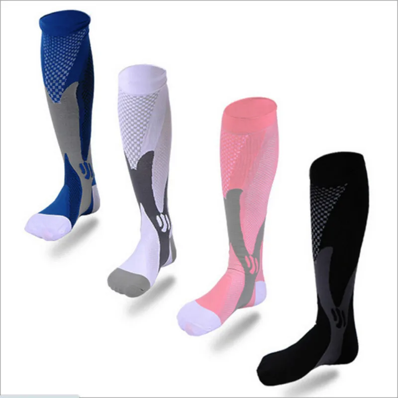 

Coolmax Unisex Anti-Fatigue Women Men Compressport Socks Knee High Leg Support Stockings